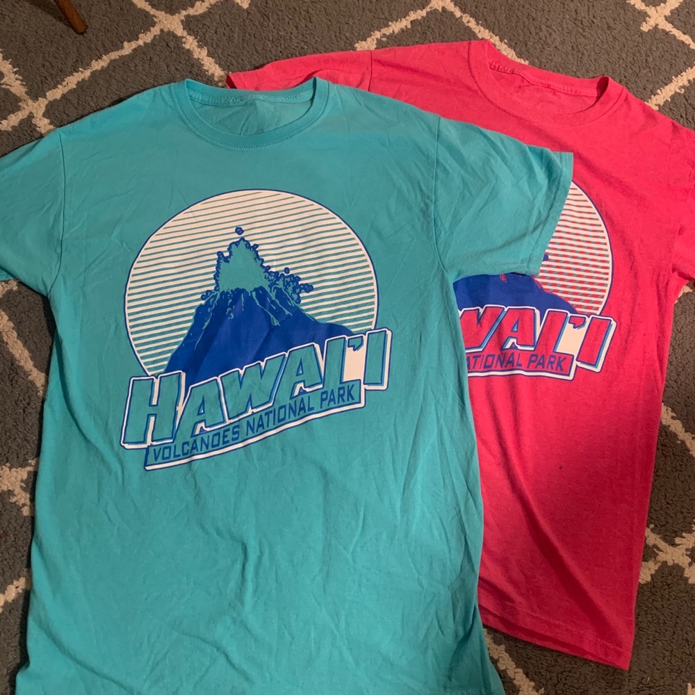 Unisex M Set of Two Hawaii National Parks tees
